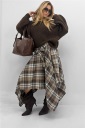 gonna media lunghezza flannel